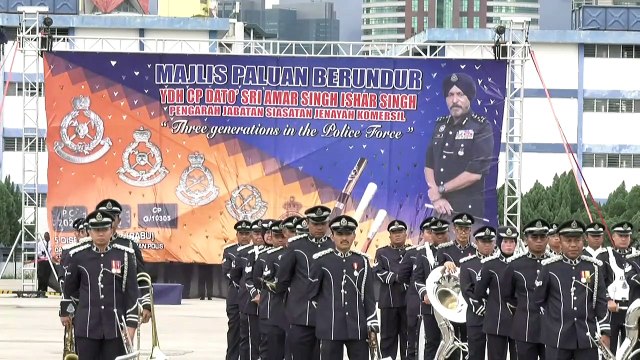 LIVE: Majlis Paluan Berundur bekas Pengarah JSJK Bukit Aman, Datuk Amar Singh