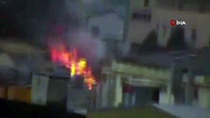 Tuzla Deri Sanayi Sitesi'nde bir fabrikada yangın çıktı