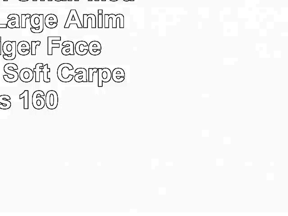 New Modern Small Medium Extra Large Animal Print Tiger Face Area Rugs Soft Carpet Mats