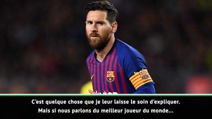 Ballon d'Or - Valverde trouve cela "absurde" que ce ne soit pas Messi