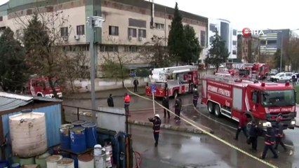 Tuzla'da fabrika yangını