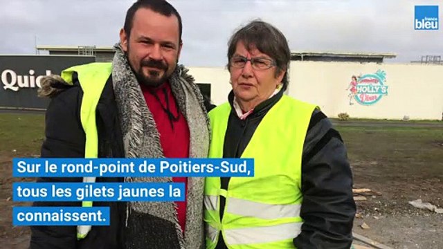 Marie-Françoise, la Mamie péage des gilets jaunes de Poitiers-Sud