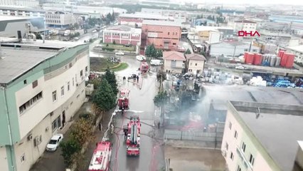 İstanbul- Tuzla'da Fabrikada Yangın