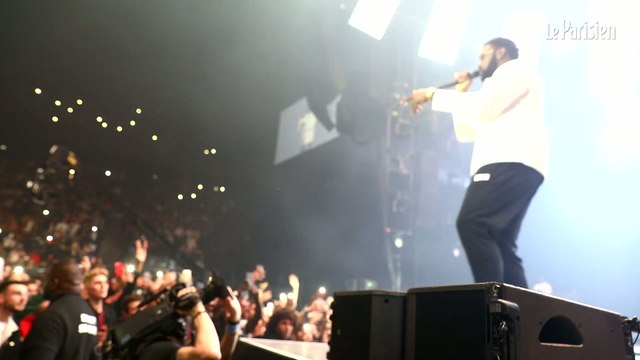 Damso sur la scène de l’AccorHotels Arena