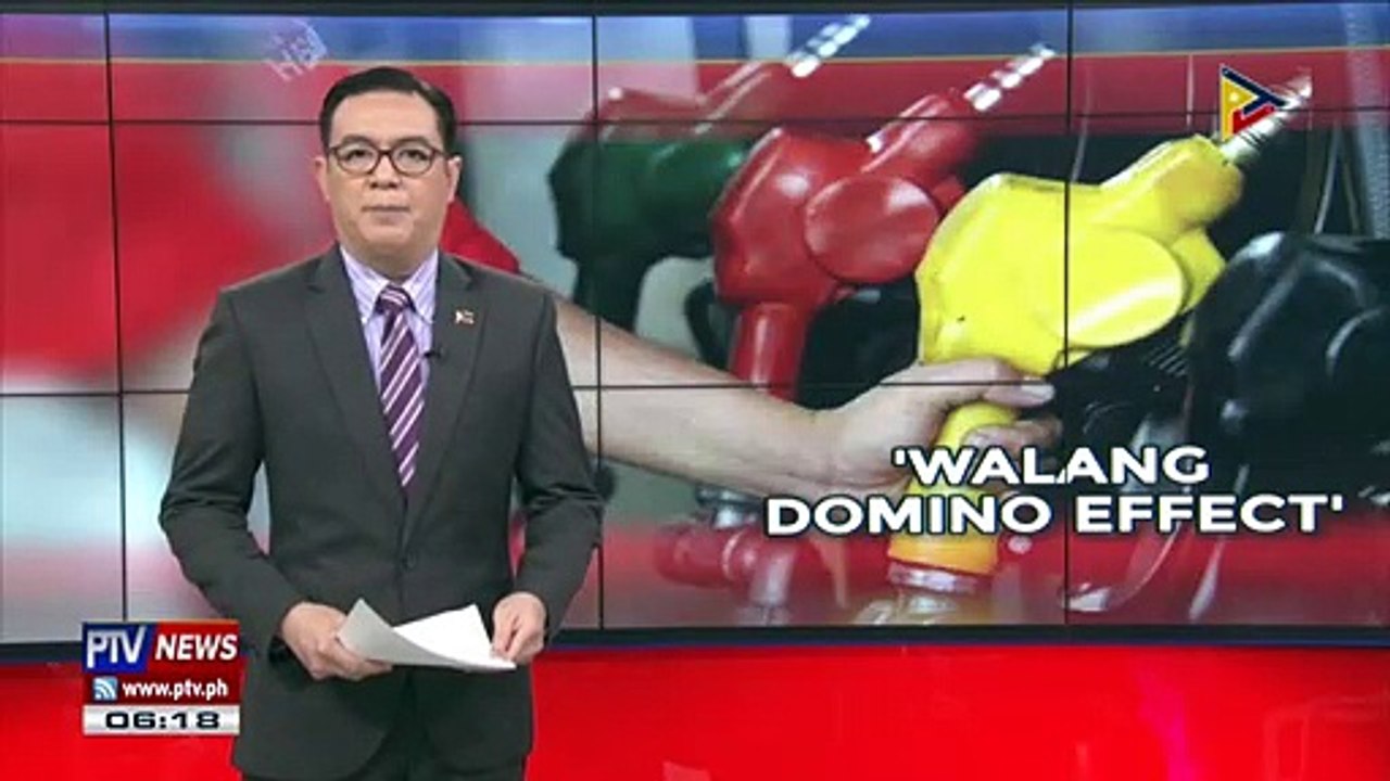 Diokno: 2nd tranche ng oil excise tax, walang domino effect