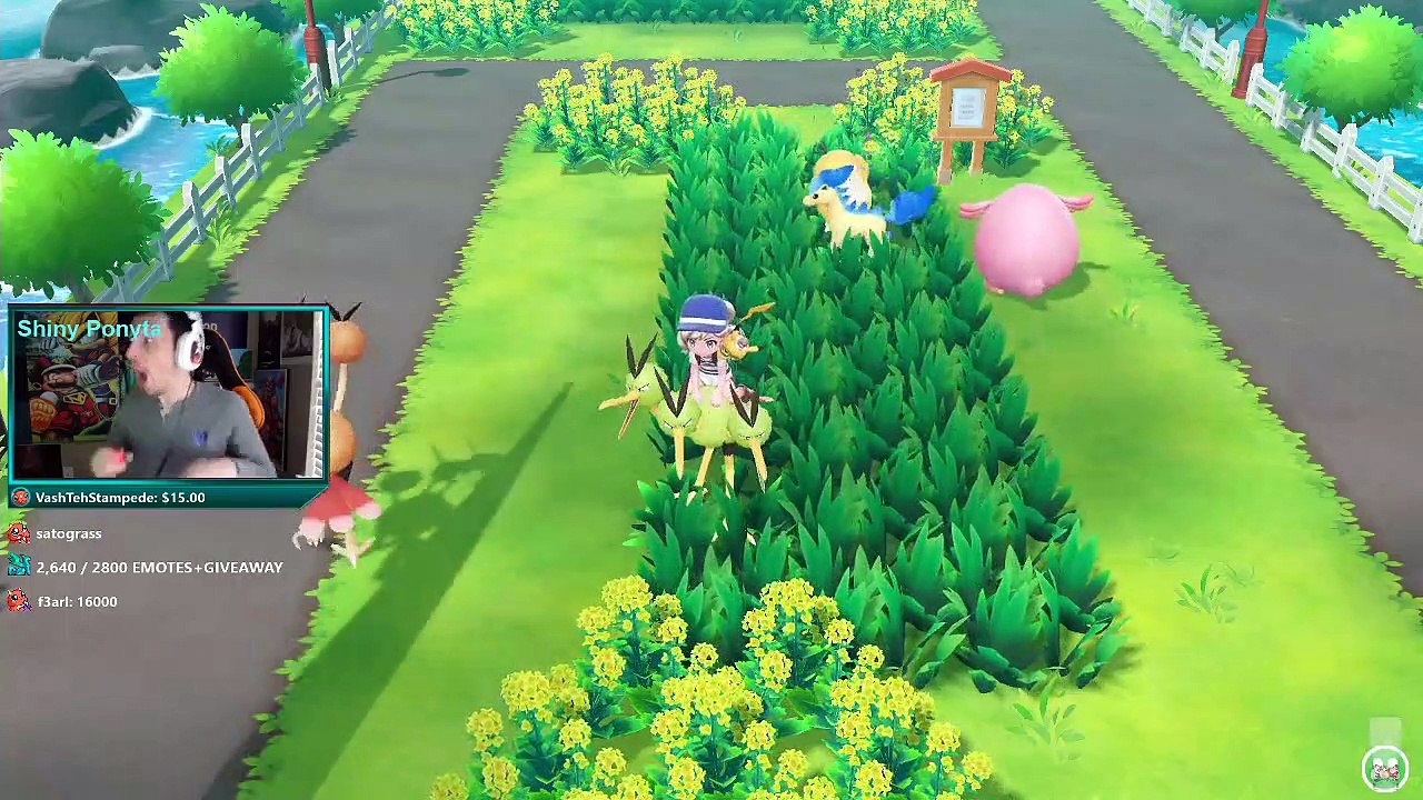 [Fail] Il trouve un shiny Ponyta dans le jeu Pokemon let's go Pikachu