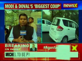 Christian Michel leaves CBI headquaters, to be produced in Court no. 6 at Patiala House Court