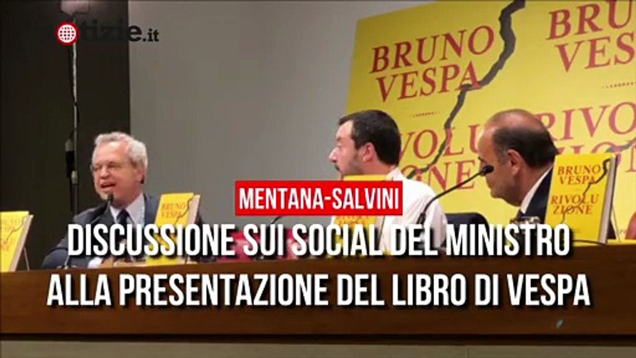 Mentana risponde a  Salvini "fai tendenza, sei la Ferragni della Lega" | Notizie.it