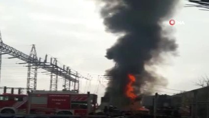 Patlayan Trafo Alev Alev Yandı... Çorum Sanayisinde Üretim Durdu