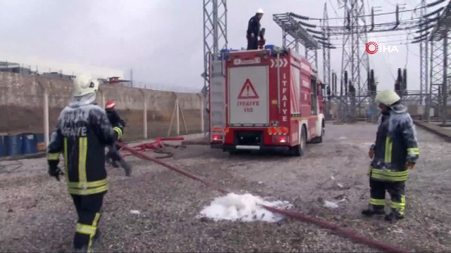 Patlayan trafo alev alev yandı... Çorum sanayisinde üretim durdu