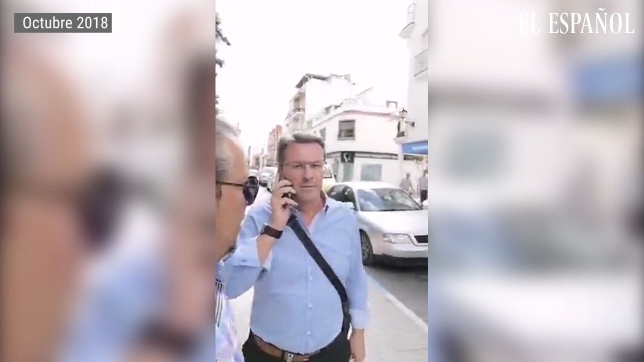 Agresión del exjefe de la Policía Local de Puente Genil, Lorenzo Humánez, al agente Daniel Tejero