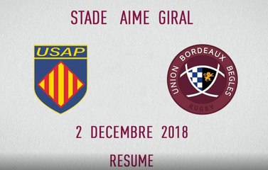 PERPIGNAN - UBB Résumé du match