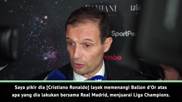 Ronaldo Harusnya Layak Menangi Ballon d'Or - Allegri
