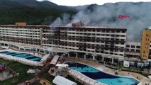 Hatay Termal Otelde Yangın Çıktı, Kalanlar Tahliye Ediliyor- Ek Drone