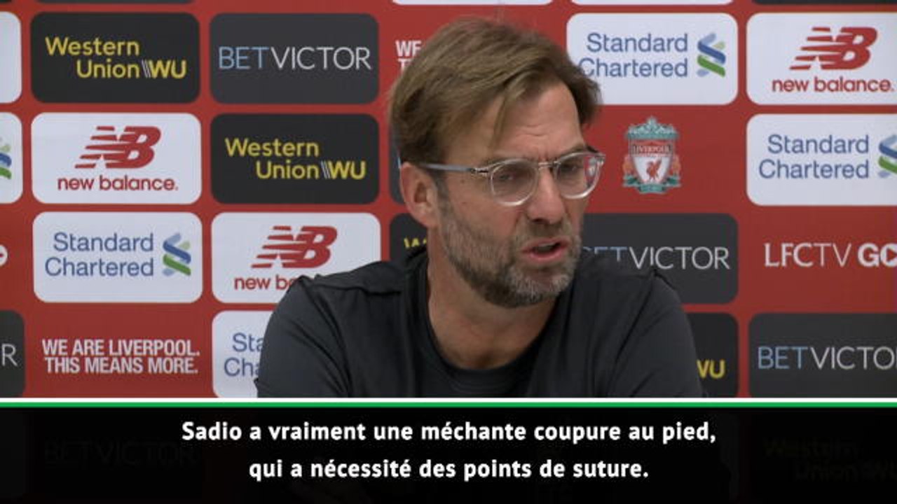 15e j. - Klopp donne des nouvelles de Mané et Robertson