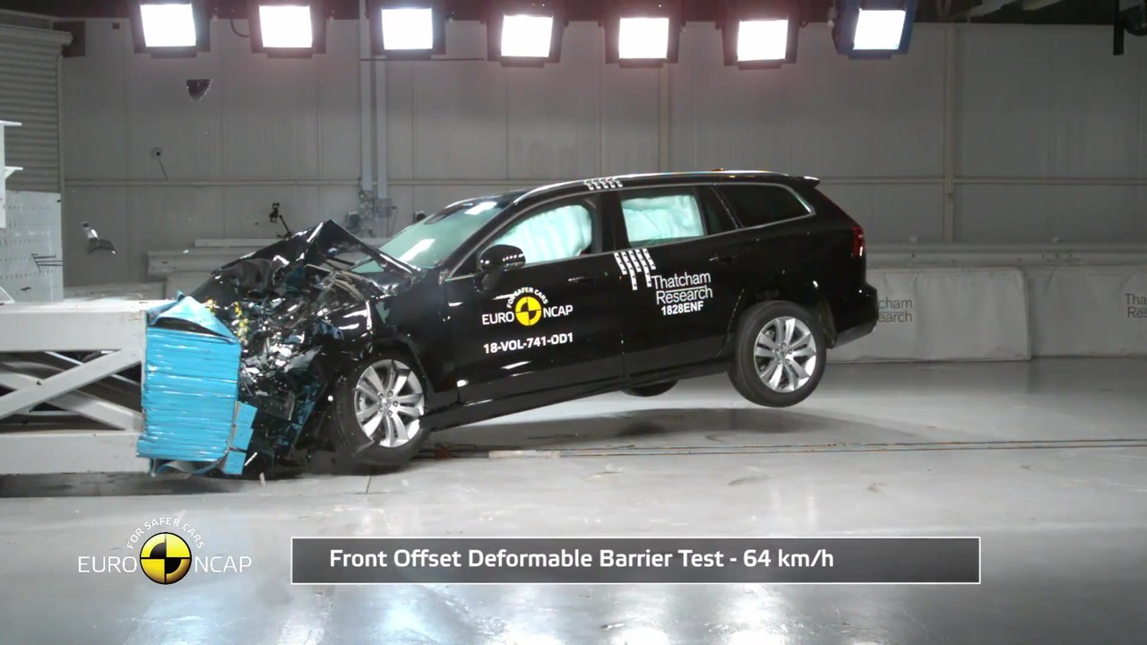 Volvo S60 mit Maximum von fünf Sternen im Euro NCAP Crashtest