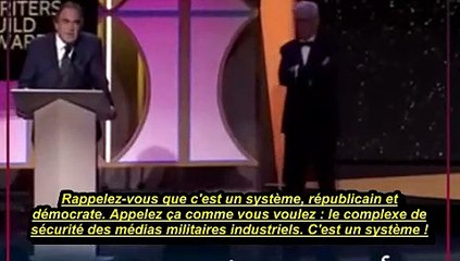 Oliver Stone et l’un des discours les plus honnêtes d'Hollywood
