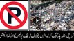 Karachi traffic police unique action against wrong parking