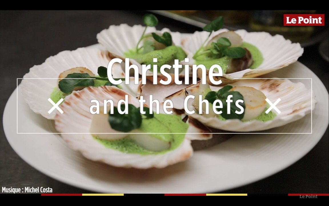 Christine and the Chefs #1 - Coquilles Saint-Jacques, topinambours et émulsion de cresson