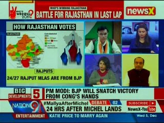 Battle for Rajasthan in last lap, will Congress trouble Vasundhara Raje?