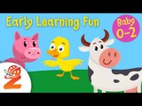 Early Learning Fun #1  Farm Animals and their sounds Preschool Educational Series