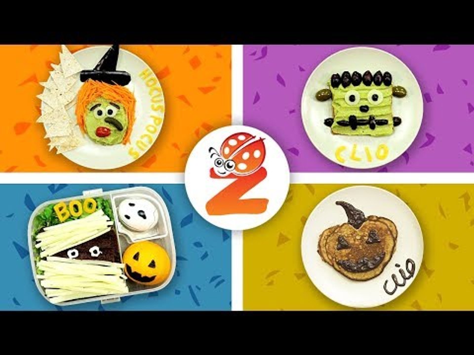 4 HALLOWEEN Baby Food Art SNACKS your Kids will Love | Healthy-n-Yummy | DIY Art & Crafts for Kids
