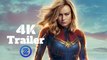 Captain Marvel Theatrical Trailer (4K Ultra HD) Brie Larson, Samuel L. Jackson Action Movie HD