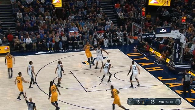 كرة سلّة: ان بي آي: قصّة اليوم: جاز يدكّ سلّة سبيرز بـ 20 ثلاثيّة