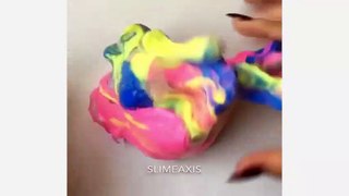 CLAY SLIME MIXING - Most Satisfying Slime ASMR Video compilation !!