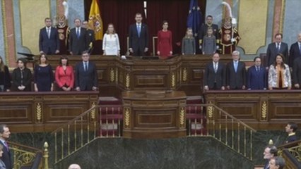 El rey defiende la vigencia de los valores de la Constitución