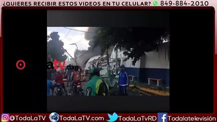 fuertes imagenes!!!!Gran explosión en los alrededores de Villa Juana y Villa Agrícolas