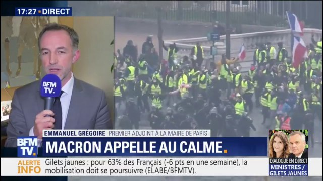 Manifestation: le premier adjoint à la mairie de Paris craint que Paris soit un terrain d'affrontements