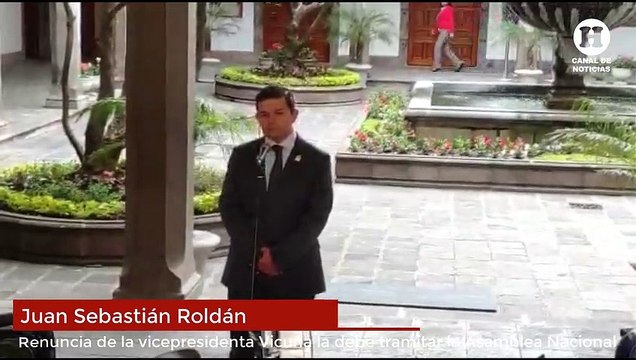 Renuncia de la vicepresidenta Vicuña la debe tramitar la Asamblea Nacional