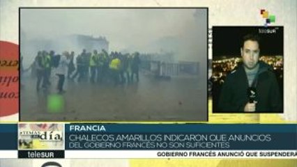 Gobierno francés cede y retrasa 6 meses subida precio del combustible
