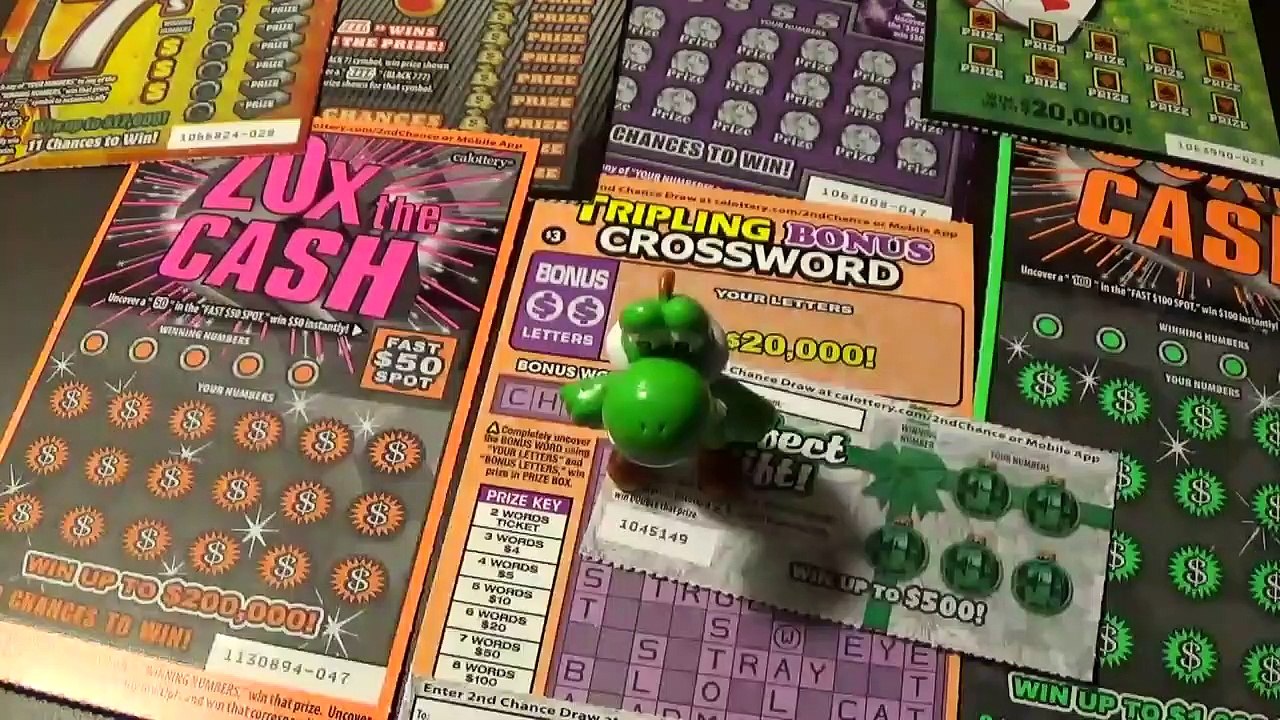 Lottery Scratch Off Tickets From Nevada Arcade Channel %26 Yoshi (4)