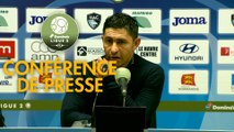 Conférence de presse Havre AC - Châteauroux (2-1) : Oswald TANCHOT (HAC) - Nicolas USAI (LBC) - 2018/2019