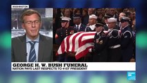 Former Presidents pay tribute to George H. W. Bush