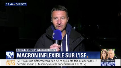 "On va apprendre la flexibilité à Emmanuel Macron" sur l'ISF, déclare Olivier Besancenot