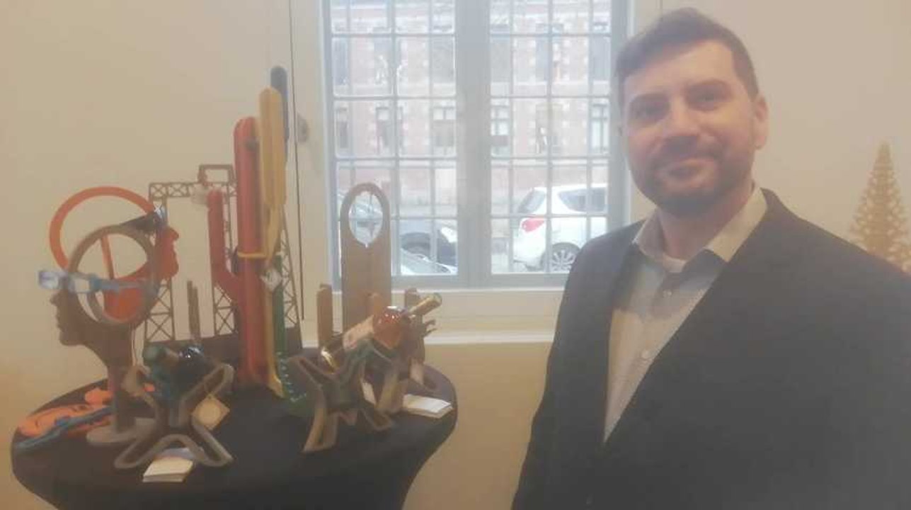 Thierry Bataille, artisan présent au "Marché des Créateurs" à Mons