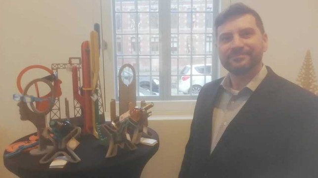 Thierry Bataille, artisan présent au Marché des Créateurs à Mons