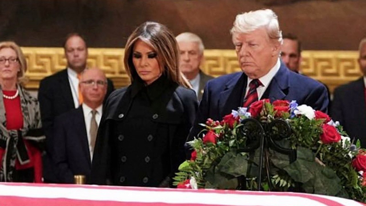Tribulation Trump Should Not Be Allowed To Speak At Bush 41's Funeral