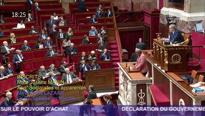 Josette Manin - Débat à l'Assemblée nationale - 5 décembre 2018