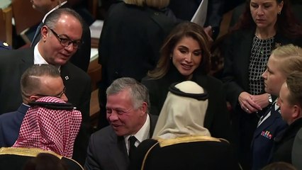 USA nehmen feierlich Abschied von Ex-Präsident Bush senior