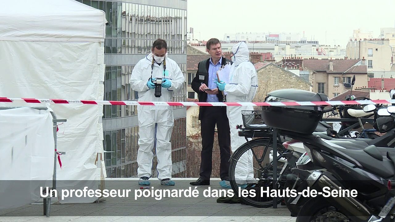 Un professeur tué au couteau devant une université près de Paris