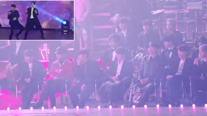BTS REACTION TO SNUPERへ『YOU IN MY EYES』181128 AAA【防弾少年団 BTS l FROMIS_9】