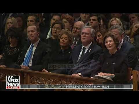 Lamtumira e të atit, përlotet ish presidenti George W Bush - Top Channel Albania - News - Lajme