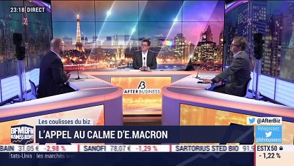 Les coulisses du biz: L'appel au calme d'Emmanuel Macron - 05/12