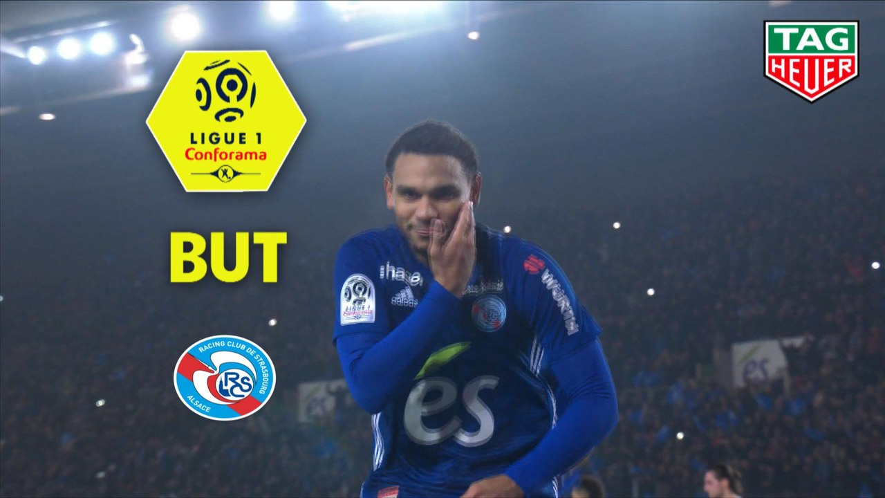 But Kenny LALA (40ème pen) / RC Strasbourg Alsace - Paris Saint-Germain - (1-1) - (RCSA-PARIS) / 2018-19