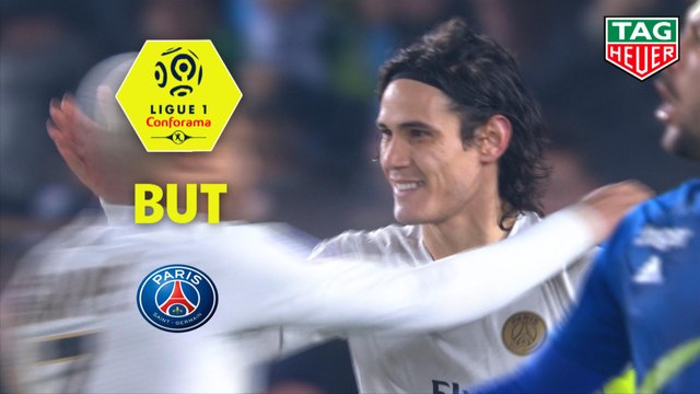 But Edinson CAVANI (71ème pen) / RC Strasbourg Alsace - Paris Saint-Germain - (1-1) - (RCSA-PARIS) / 2018-19