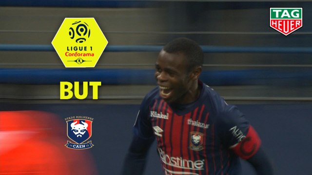 But Prince ONIANGUE (90ème) / SM Caen - Nîmes Olympique - (1-2) - (SMC-NIMES) / 2018-19